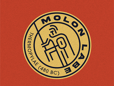 Molon Labe - Spartan emblem branding design elblem god graphic design illustration king leonidas logo mythology spartan ui ux vector