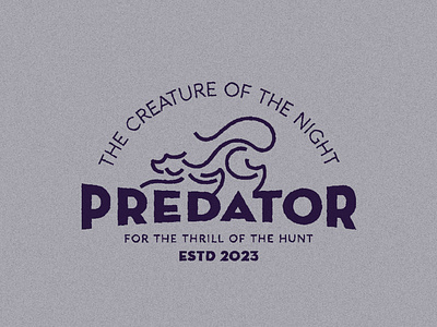 Cat predator logo