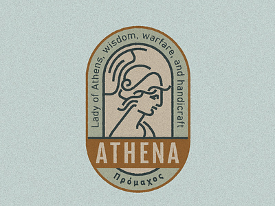 Athena logo mark emblem