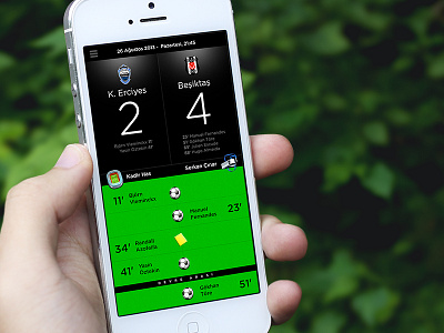 Maç Detay App app detail detay iphone mac selcukyilmaz soccer sy