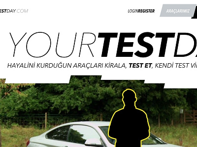 yourTestDay web site design car design selcukyilmaz site sketch sy test