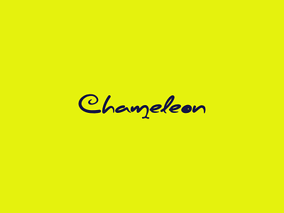 Chameleon Logo chameleon logo selcukyilmaz sy