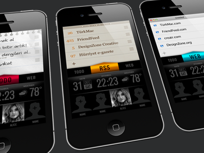 syPhone v2 UI app design gui interface iphone selcukyilmaz syphone