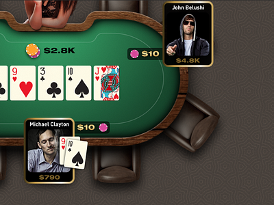 Poker Game Interface Design