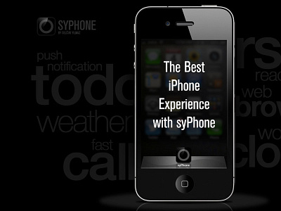 The Best iPhone Experience with syPhone best experience iphone selcukyilmaz sy syphone