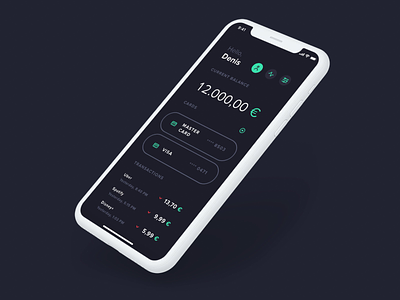 Mobile Banking App | Concept animation appdesign bank banking app design ui ux