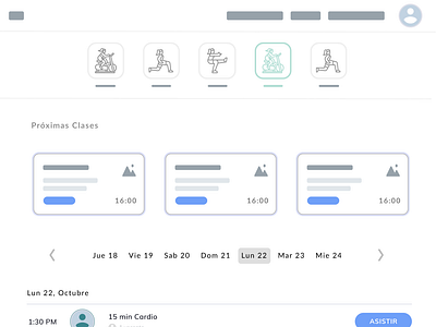 Wireframe - Online Training Platform