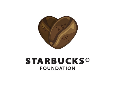 Starbucks Foundation Logo beans care coffee concept java logo starbucks vector