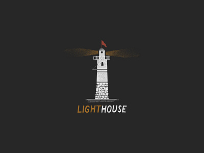 Lighthouse brand branding drawing handdrawn illustration lighthouse logo old oldschool