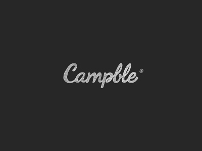 Campble Logo brand branding draw drawing drawn font font collection hand handdrawn identity illustration logo old oldschool type type designer typo typo logo typofonderie typography