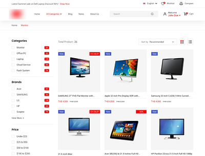 Product Listing admin theme product listing ui ux