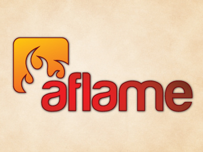 aflame logo fire flame logo vector