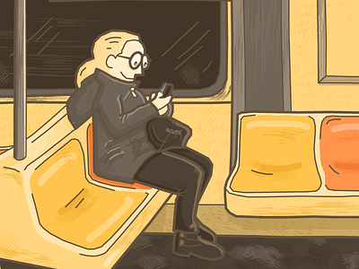 Girl on Subway