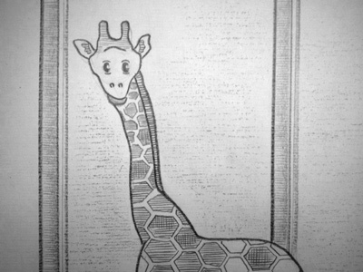 Giraffe Sketch giraffe illustration pencil