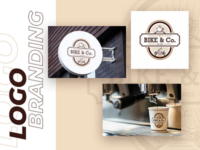 Bike & Co. Logo Design branding design graphic design illustration logo typography vector