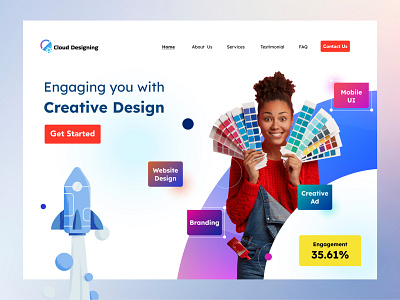 Creative Design for Website graphic design motion graphics ui