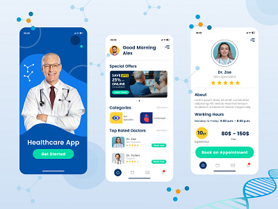 Custom Telehealth App Design Template