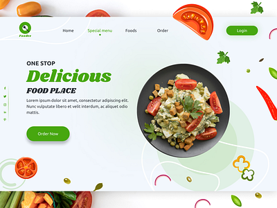 Foodee - Website Template Design for Food Businesses