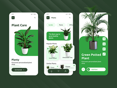 App Design Template for Plant based Businesses