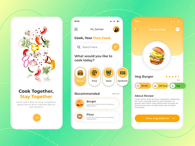 Cooking App Design app design cooking app cooking app design cooking recepes food app