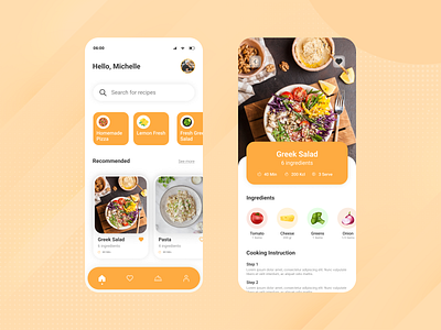 Healthy Diet App Design branding graphic design mobileappdesign mobileappweb moblieapp template design ux