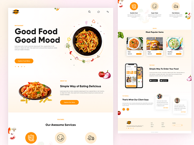New Food Website Design