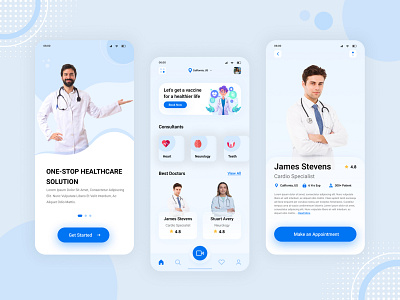 New Custom Telehealth App Design Template design graphic design mobileapp mobileapptemplate newdesign template design ui ux