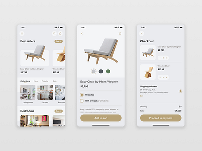 Mobile app for Furniture store