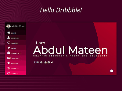Hello Dribbble graphic design hello dribbble invites portfolio uiux web design