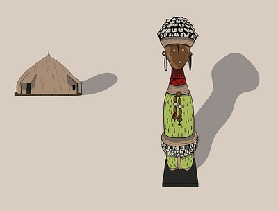 Ethiopia character design digital art flat flat design graphic design illustration portrait