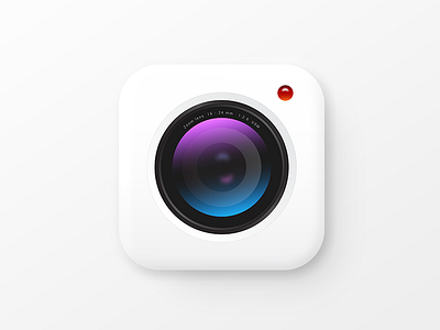 Camera icon design camera uiux user interface