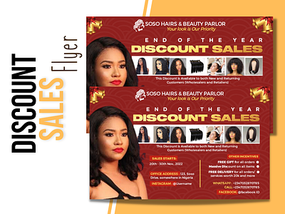 Sales flyer design flyer graphic design salon