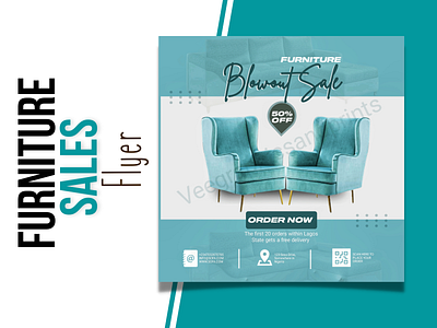Blowout Sales flyer design flyer furniture graphic design sales flyer