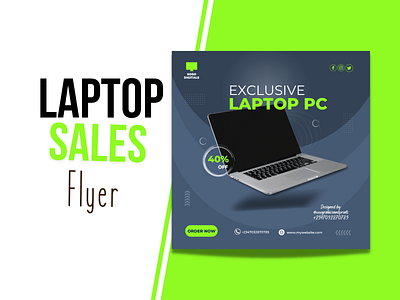 Laptop sale flyer branding flyer graphic design laptop sales