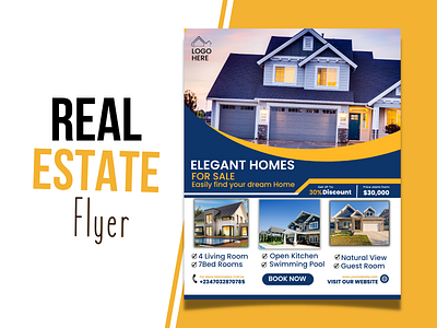 Real Estate flyer branding flyer graphic design realestate