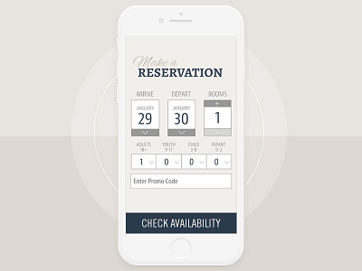 Hotel Reservations booking form hotel mobile reservation ui ux web