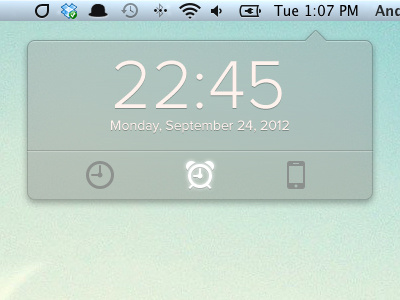 Clock Widget (Rebound)