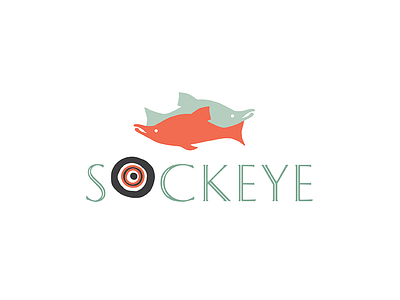 Sockeye Logo design illustration logo vector