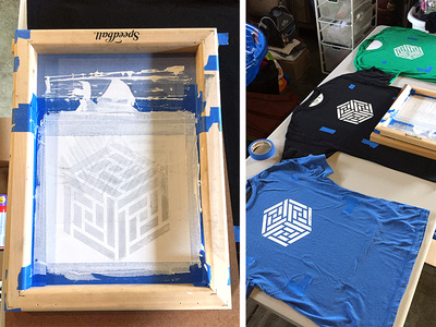 Geometric Stencil Print 4