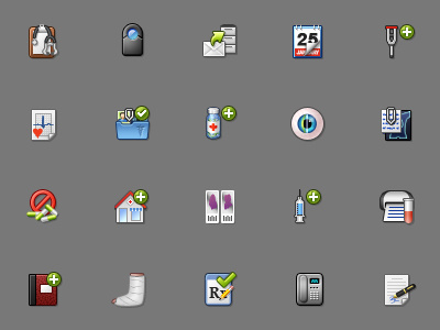 Medical Application Icons