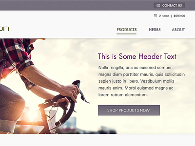 Health Product Home Page In Progress Design bicycle bike gray grey health home page purple