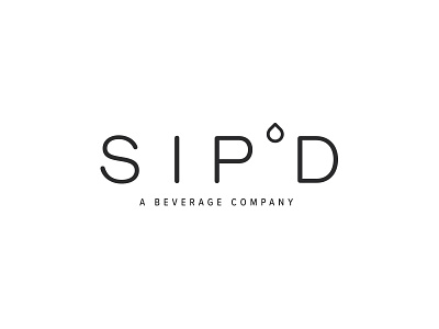 Sip'd Identity beverage company branding coffee design identity logo mechanical shapes sipd style guide