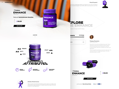 Enhance - Product Page