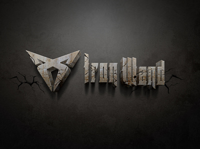 Iron Wand Gaming Logo brand identity branding gaming gaming chair gaming logo graphic design logo logo mockup mascot logo minimalist logo unique logo