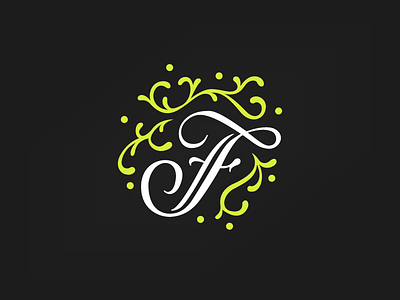 F Crest calligraphic crest logo