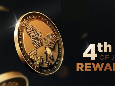 Freedom Coin 4th of july coin eagle gold