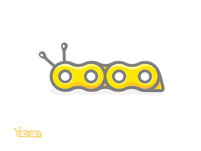 Bike Chain Banana Slug