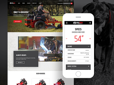 Bigdog Mower Co. Website