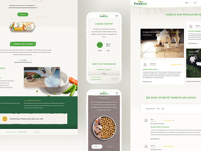 Feeding Guidelines fresh mobile pet food pets selector texture website