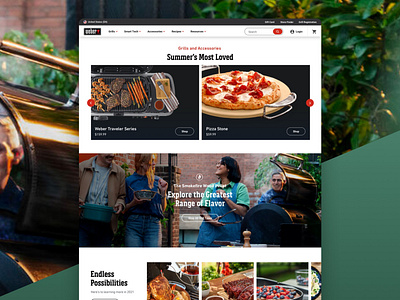 Weber Grills Site Redesign